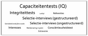 Wat is de voorspellende waarde van een assessment?
