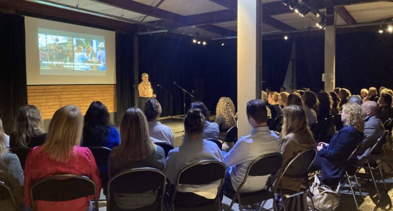 De opening van de LTP Morning Meetup door Ageeth