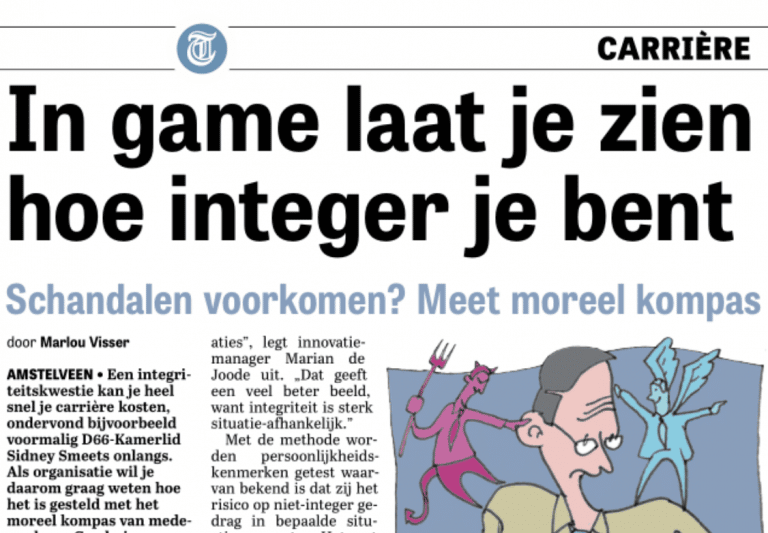 integriteit meten assessmentgame